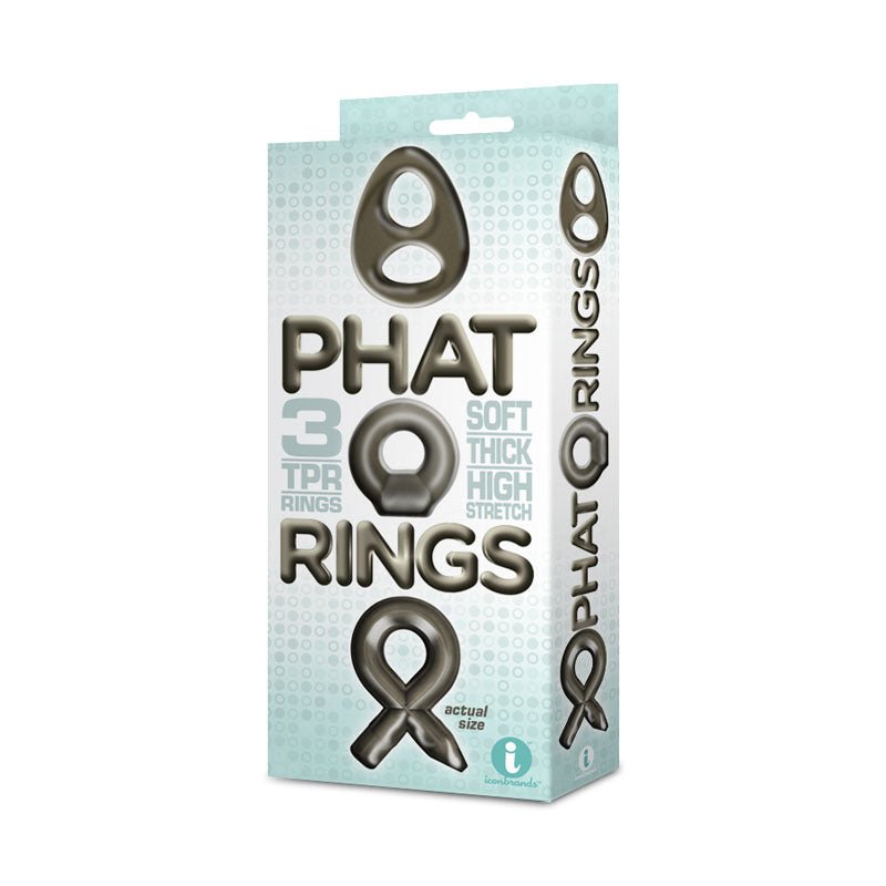 Buy The 9's Phat Rings - Smoke Cock Rings - Set of 3 at NZ’s Mega Adult Toys Store. Discover premium sex toys with discreet shipping at the best price in NZ