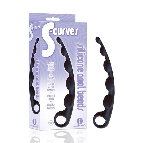 Buy The 9's S - Curves - Black Anal Beads at NZ’s Mega Adult Toys Store. Discover premium sex toys with discreet shipping at the best price in NZ