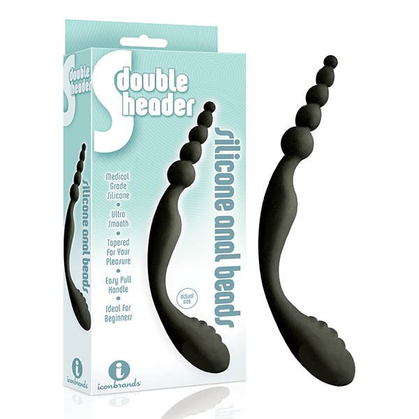 Buy The 9's S - Double Header - Black Double Ended Anal Beads at NZ’s Mega Adult Toys Store. Discover premium sex toys with discreet shipping at the best price in NZ