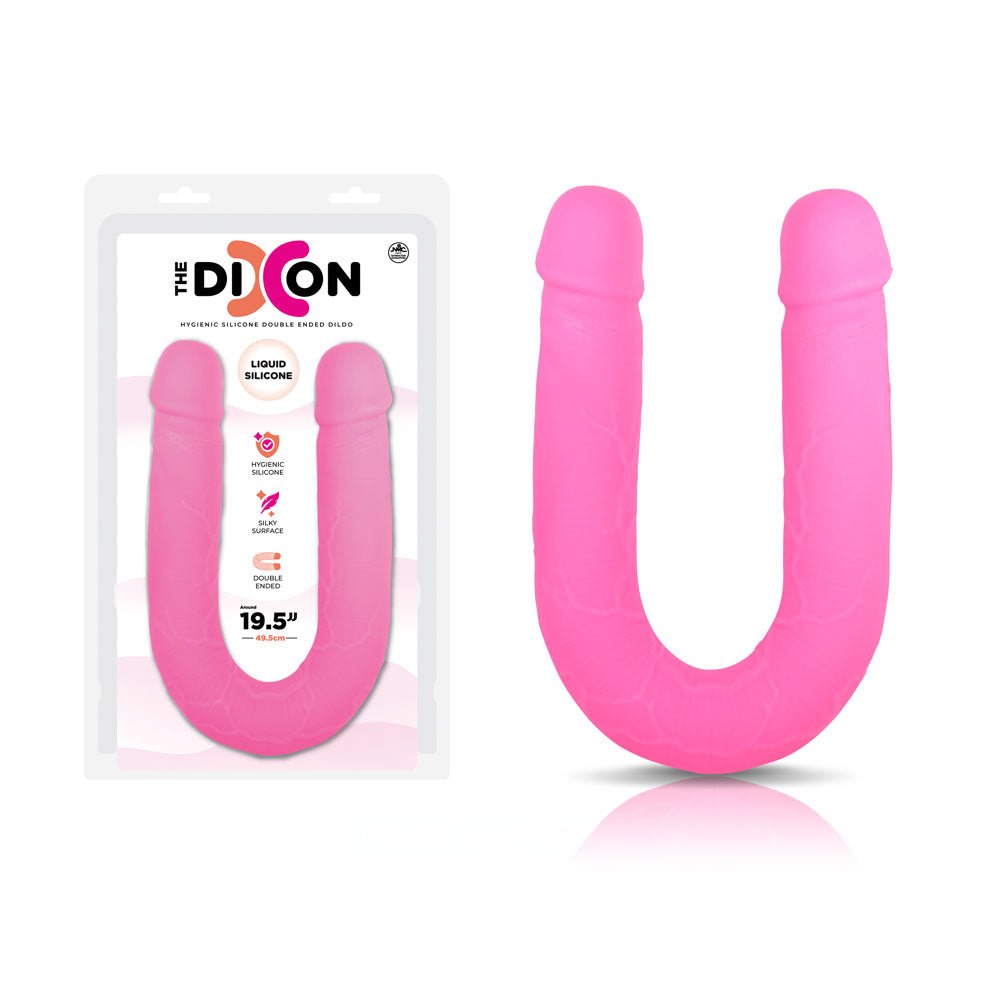 Buy The Dixon - Pink - Pink 50 cm Silicone Double Dong at NZ’s Mega Adult Toys Store. Discover premium sex toys with discreet shipping at the best price in NZ