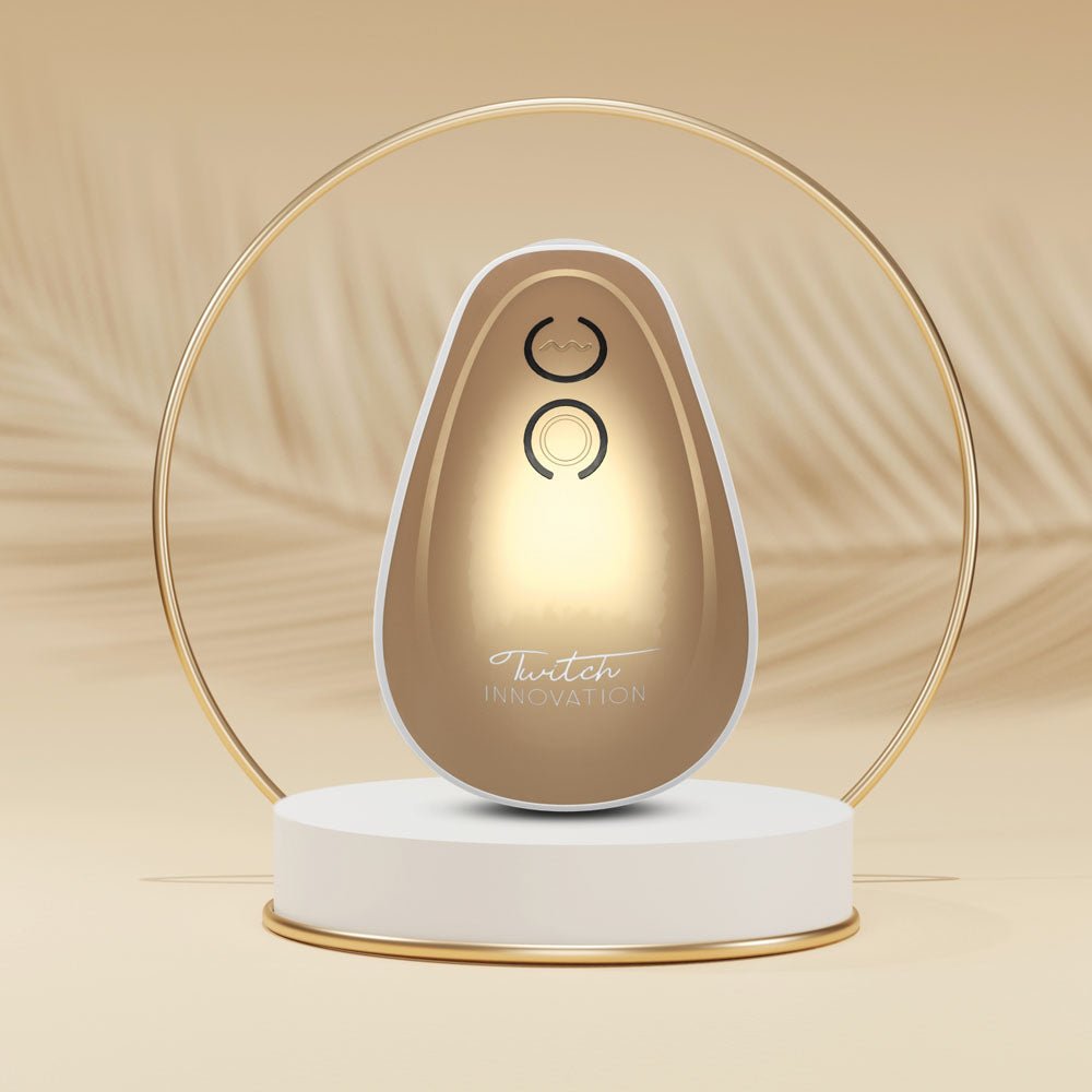 Buy Twitch 1 - Gold - Gold USB Rechargeable Suction Vibrator at NZ’s Mega Adult Toys Store. Discover premium sex toys with discreet shipping at the best price in NZ