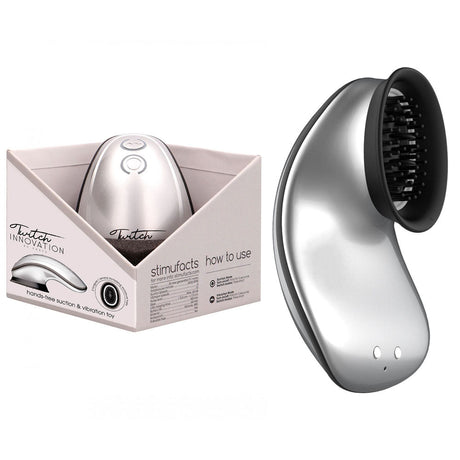 Buy Twitch 1 - Silver - Silver USB Rechargeable Suction Vibrator at NZ’s Mega Adult Toys Store. Discover premium sex toys with discreet shipping at the best price in NZ