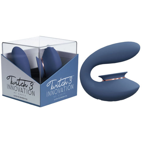 Buy Twitch 3 - Blue/Grey - Blue/Grey USB Rechargeable Suction Vibrator at NZ’s Mega Adult Toys Store. Discover premium sex toys with discreet shipping at the best price in NZ