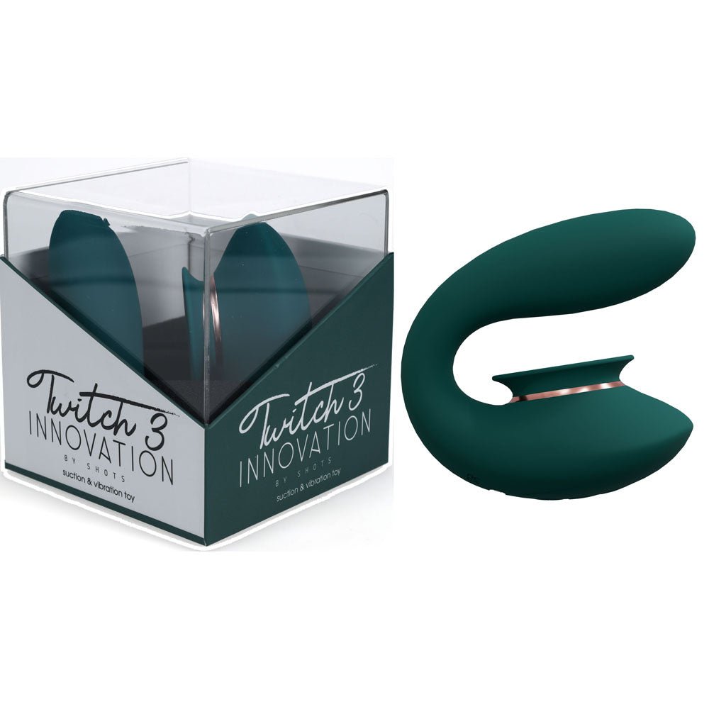 Buy Twitch 3 - Green - Green USB Rechargeable Suction Vibrator at NZ’s Mega Adult Toys Store. Discover premium sex toys with discreet shipping at the best price in NZ