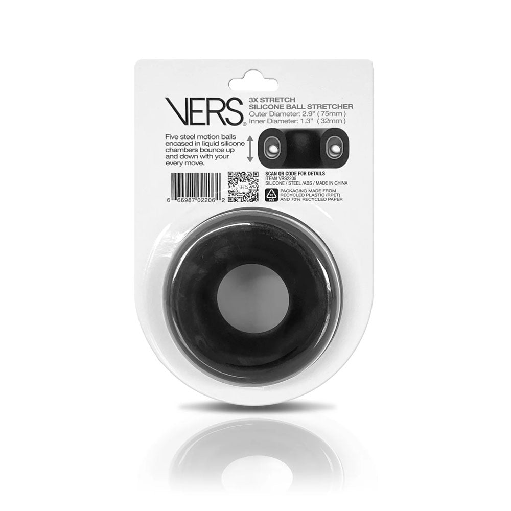 Buy VERS Liquid Silicone Steel Motion Ball Stretcher - Black Ball Stretcher Ring with Steel Motion Balls at NZ’s Mega Adult Toys Store. Discover premium sex toys with discreet shipping at the best price in NZ