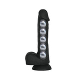 Buy VERS Liquid Silicone Suction Dildo - Black 20 cm Dong with Internal Steel Balls at NZ’s Mega Adult Toys Store. Discover premium sex toys with discreet shipping at the best price in NZ