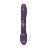 Buy VIVE Ena - Purple - Purple 25 cm USB Rechargeable Thrusting Vibrator with Air Wave Stimulator at NZ’s Mega Adult Toys Store. Discover premium sex toys with discreet shipping at the best price in NZ