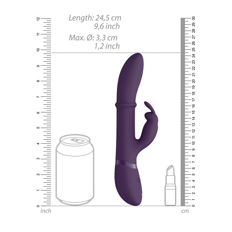 Buy Vive Halo - Purple 24.5 cm USB Rechargeable Rabbit Vibrator at NZ’s Mega Adult Toys Store. Discover premium sex toys with discreet shipping at the best price in NZ