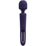 Buy VIVE Kiku - Purple - Purple 25.2 cm USB Rechargeable Dual End Massage Wand with Flapping Tip at NZ’s Mega Adult Toys Store. Discover premium sex toys with discreet shipping at the best price in NZ