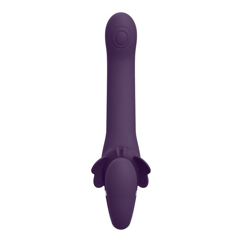 Buy Vive SATU - Purple 23 cm USB Rechargeable Strapless Strap - On at NZ’s Mega Adult Toys Store. Discover premium sex toys with discreet shipping at the best price in NZ