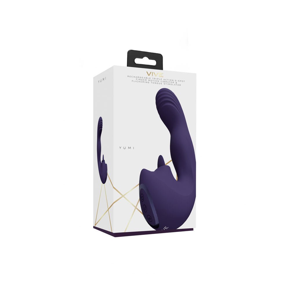 Buy VIVE Yumi - Purple - Purple USB Rechargeable Triple Motor Vibrator at NZ’s Mega Adult Toys Store. Discover premium sex toys with discreet shipping at the best price in NZ