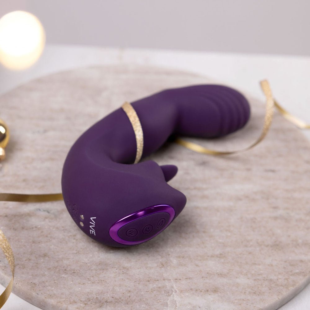 Buy VIVE Yumi - Purple - Purple USB Rechargeable Triple Motor Vibrator at NZ’s Mega Adult Toys Store. Discover premium sex toys with discreet shipping at the best price in NZ