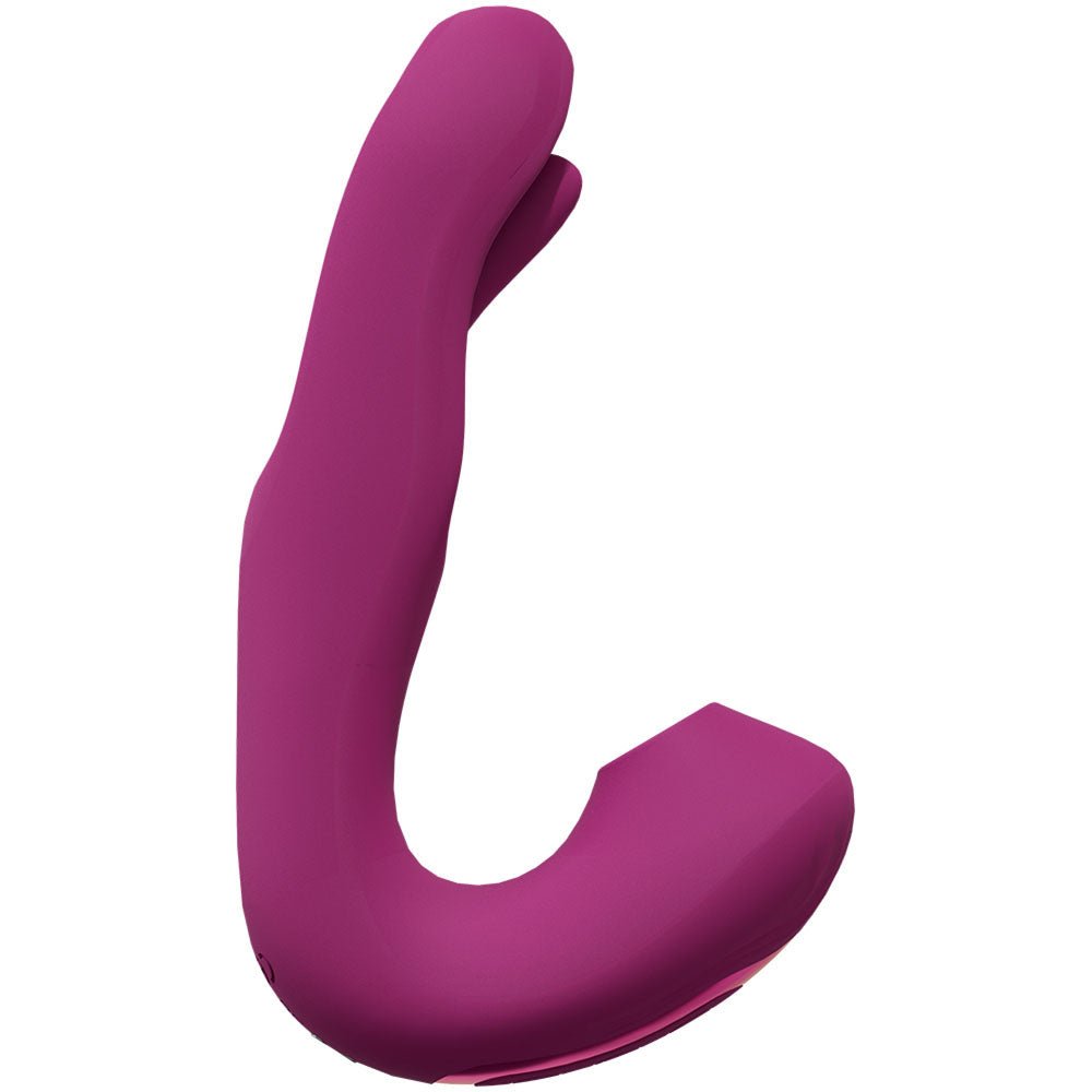 Buy VIVE Yuna - Pink - Pink USB Rechargeable Flapping Vibrator with Air Pulsation at NZ’s Mega Adult Toys Store. Discover premium sex toys with discreet shipping at the best price in NZ