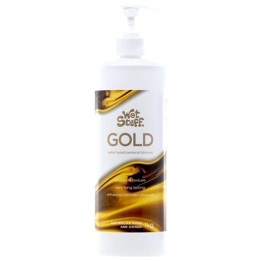 Buy Wet Stuff Gold - 1kg Pump - Water Based Lubricant - 1 kg Pump Bottle at NZ’s Mega Adult Toys Store. Discover premium sex toys with discreet shipping at the best price in NZ