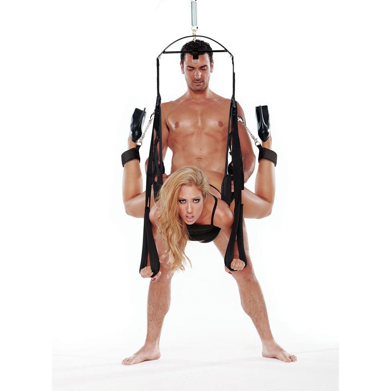 Buy WhipSmart Fantasy Bondage Swing - Black Swing at NZ’s Mega Adult Toys Store. Discover premium sex toys with discreet shipping at the best price in NZ