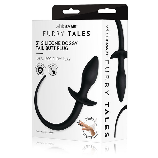 Buy WhipSmart Furry Tales 3'' Silicone Doggy Tail Butt Plug - Black 7.6 cm Butt Plug with Doggy Tail at NZ’s Mega Adult Toys Store. Discover premium sex toys with discreet shipping at the best price in NZ