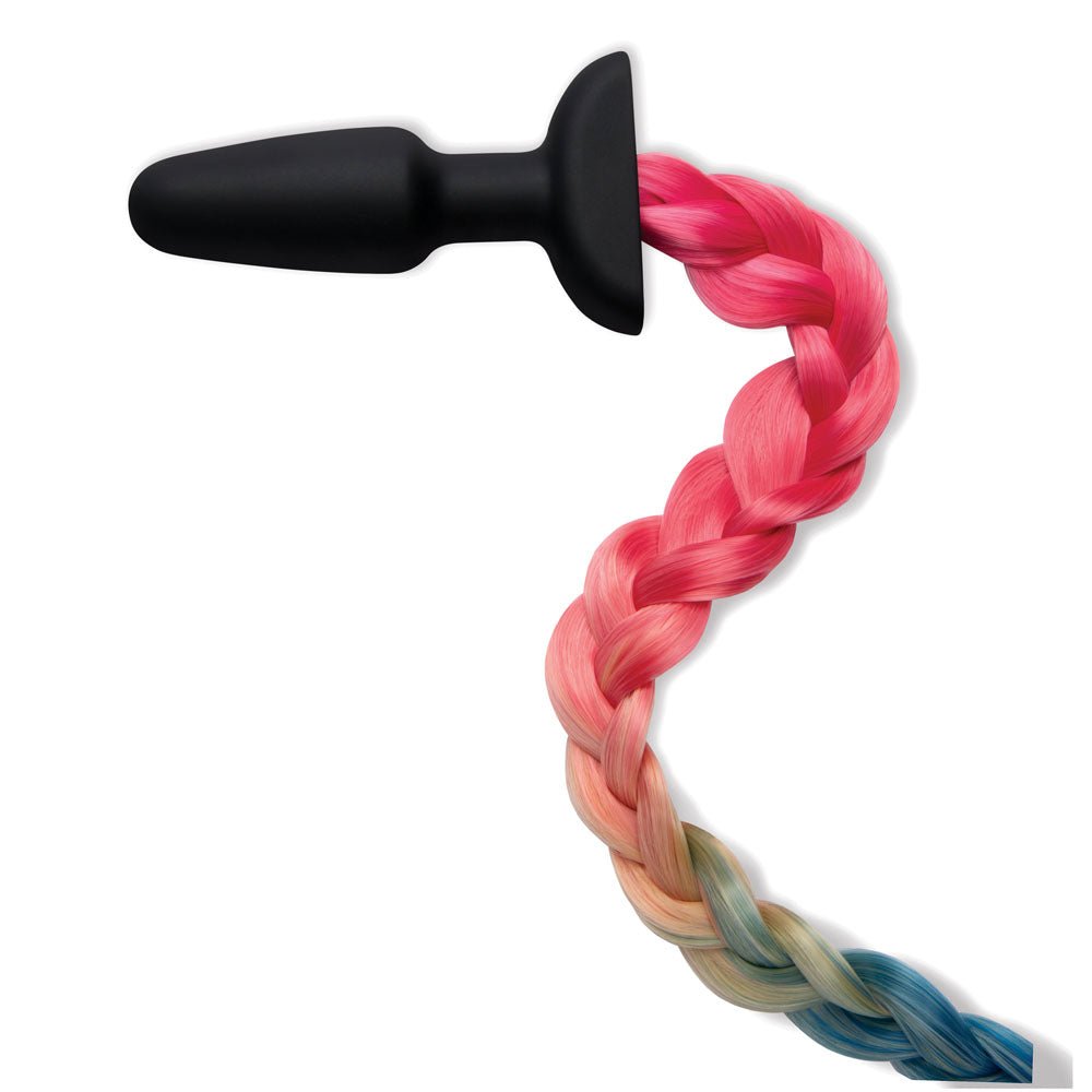 Buy WhipSmart Furry Tales Silicone Rainbow Tail - Black 8.9 cm Butt Plug with Rainbow Tail at NZ’s Mega Adult Toys Store. Discover premium sex toys with discreet shipping at the best price in NZ