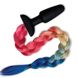 Buy WhipSmart Furry Tales Silicone Rainbow Tail - Black 8.9 cm Butt Plug with Rainbow Tail at NZ’s Mega Adult Toys Store. Discover premium sex toys with discreet shipping at the best price in NZ