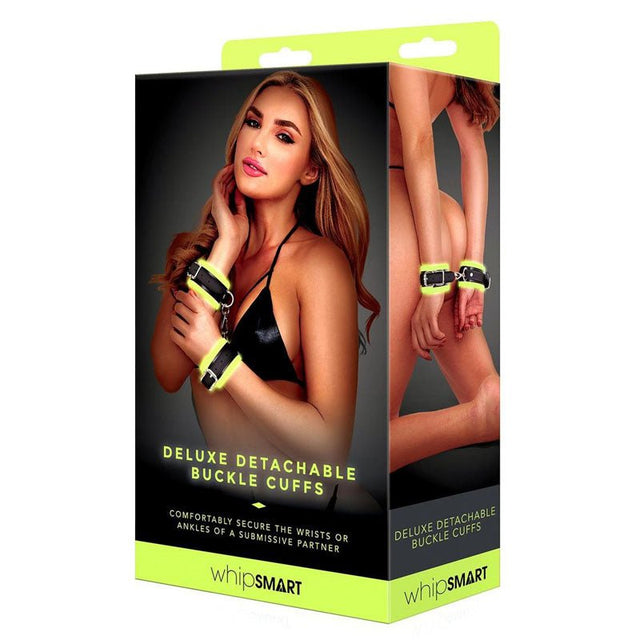 Buy WhipSmart Glow Deluxe Detachable Buckle Cuffs - Glow in the Dark Restraints at NZ’s Mega Adult Toys Store. Discover premium sex toys with discreet shipping at the best price in NZ