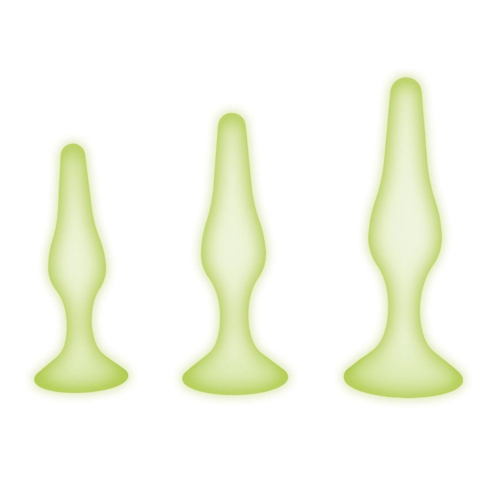 Buy WhipSmart Glow In The Dark 3pc Anal Training Kit - Glow In Dark Butt Plugs - Set of 3 Sizes at NZ’s Mega Adult Toys Store. Discover premium sex toys with discreet shipping at the best price in NZ