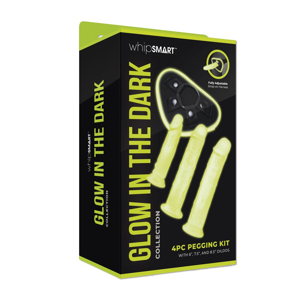 Buy WhipSmart Glow In The Dark 4pc Pegging Kit - Glow In Dark Strap - On Kit at NZ’s Mega Adult Toys Store. Discover premium sex toys with discreet shipping at the best price in NZ