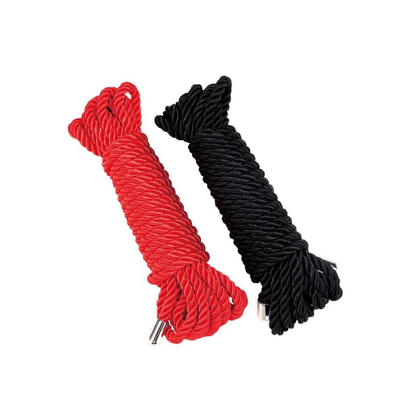 Buy WhipSmart Heartbreaker 2 Pack Satin BDSM Rope - Black & Red Ropes - Set of 2 at NZ’s Mega Adult Toys Store. Discover premium sex toys with discreet shipping at the best price in NZ