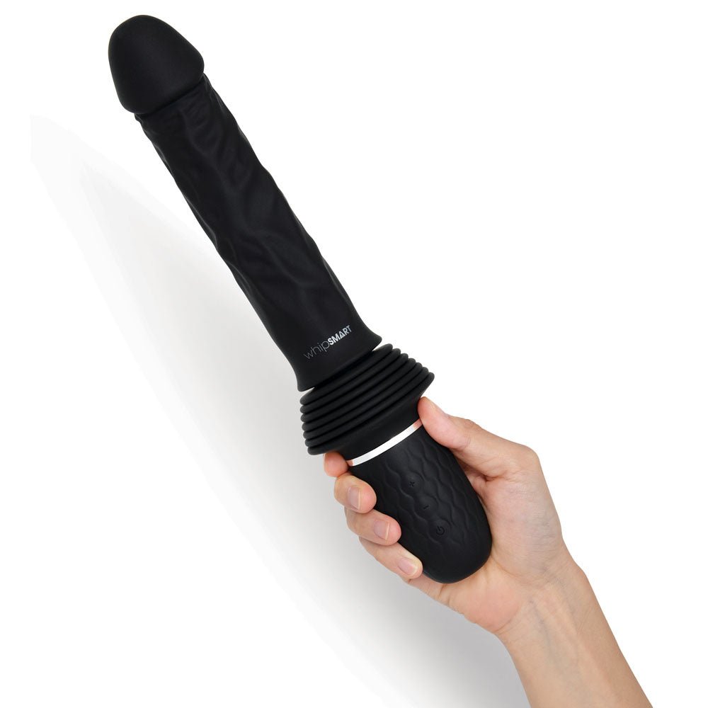 Buy WhipSmart Thrusting Cock - Black 30 cm USB Rechargeable Thrusting Vibrator with Suction Mount at NZ’s Mega Adult Toys Store. Discover premium sex toys with discreet shipping at the best price in NZ