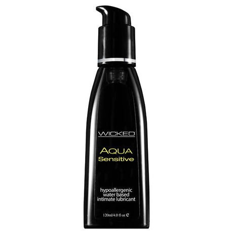 Buy Wicked Aqua Sensitive - Water Based Lubricant - 120 ml (4 oz) Bottle at NZ’s Mega Adult Toys Store. Discover premium sex toys with discreet shipping at the best price in NZ