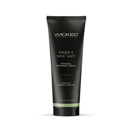 Buy Wicked SAGE + SEA SALT Sensual Massage Cream - Scented Massage Cream - 120 ml Tube at NZ’s Mega Adult Toys Store. Discover premium sex toys with discreet shipping at the best price in NZ