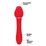 Buy Wild Rose Suction Vibrator - Red USB Rechargeable Air Pulse Stimulator and Vibrator at NZ’s Mega Adult Toys Store. Discover premium sex toys with discreet shipping at the best price in NZ