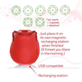 Buy Wild Rose Suction Vibrator - Red USB Rechargeable Air Pulse Stimulator at NZ’s Mega Adult Toys Store. Discover premium sex toys with discreet shipping at the best price in NZ