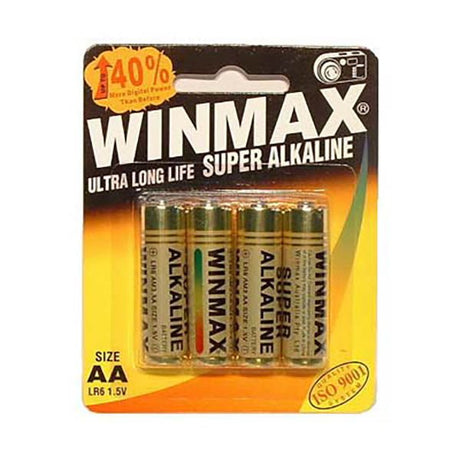 Buy Winmax AA Super Alkaline Batteries - Super Alkaline Batteries - AA 4 Pack at NZ’s Mega Adult Toys Store. Discover premium sex toys with discreet shipping at the best price in NZ