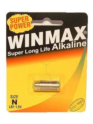 Buy Winmax N Alkaline Battery - Alkaline Battery - N 1 Pack at NZ’s Mega Adult Toys Store. Discover premium sex toys with discreet shipping at the best price in NZ