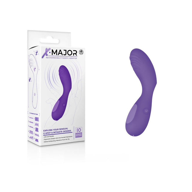 Buy X Major Finger Vibe - Purple - Purple USB Rechargeable Finger Stimulator at NZ’s Mega Adult Toys Store. Discover premium sex toys with discreet shipping at the best price in NZ