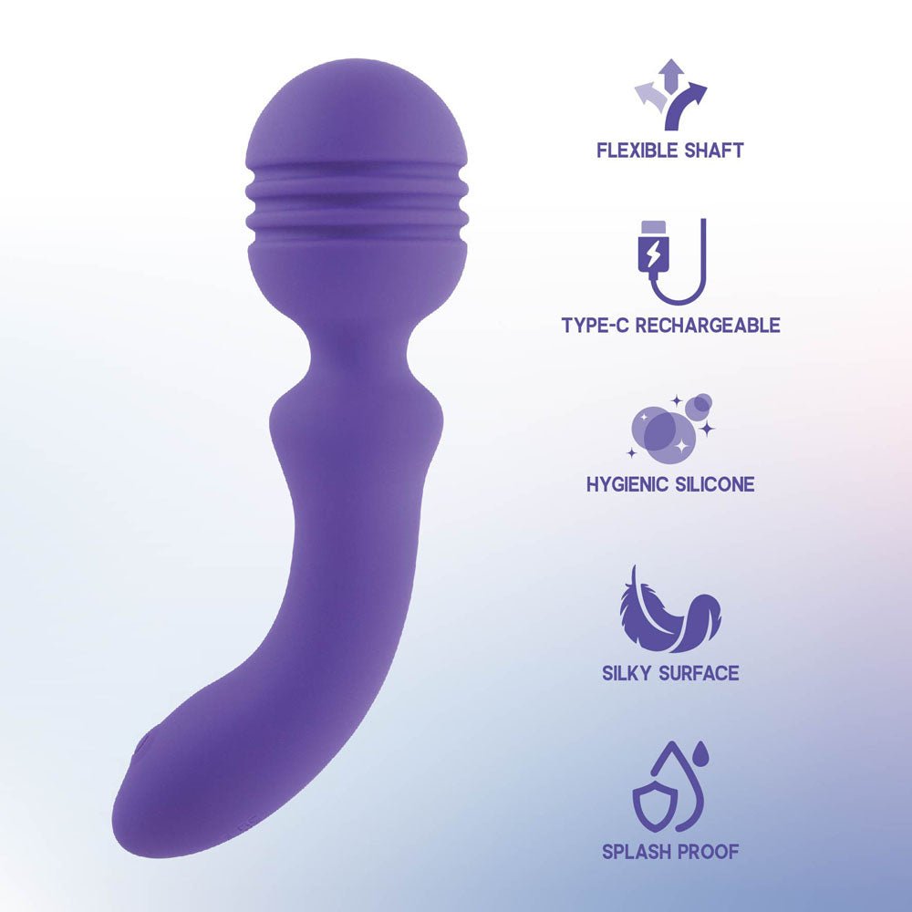 Buy Xciter - Purple - Purple 16.5 cm USB Rechargeable Massage Wand at Oh Joy. Discover premium sex toys with discreet shipping at the best price in NZ