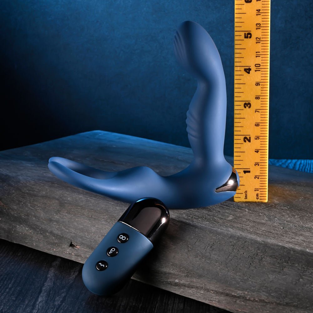 Buy Zero Tolerance BY ALL MEANS - Blue 13.4 cm USB Rechargeable Prostate Massager with Cock Ring at NZ’s Mega Adult Toys Store. Discover premium sex toys with discreet shipping at the best price in NZ