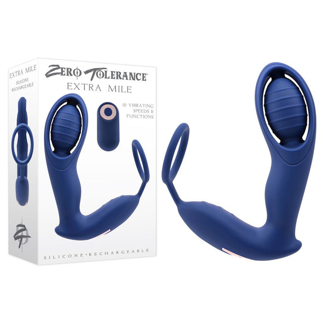 Buy Zero Tolerance EXTRA MILE - Blue USB Rechargeable Vibrating Prostate Massager at NZ’s Mega Adult Toys Store. Discover premium sex toys with discreet shipping at the best price in NZ