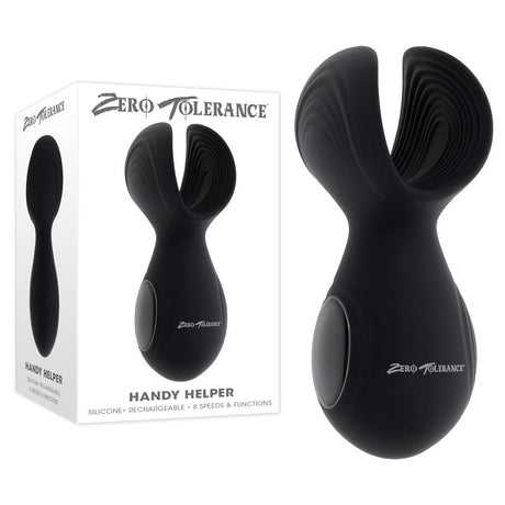 Buy Zero Tolerance HANDY HELPER - Black USB Rechargeable Vibrating Stroker at NZ’s Mega Adult Toys Store. Discover premium sex toys with discreet shipping at the best price in NZ