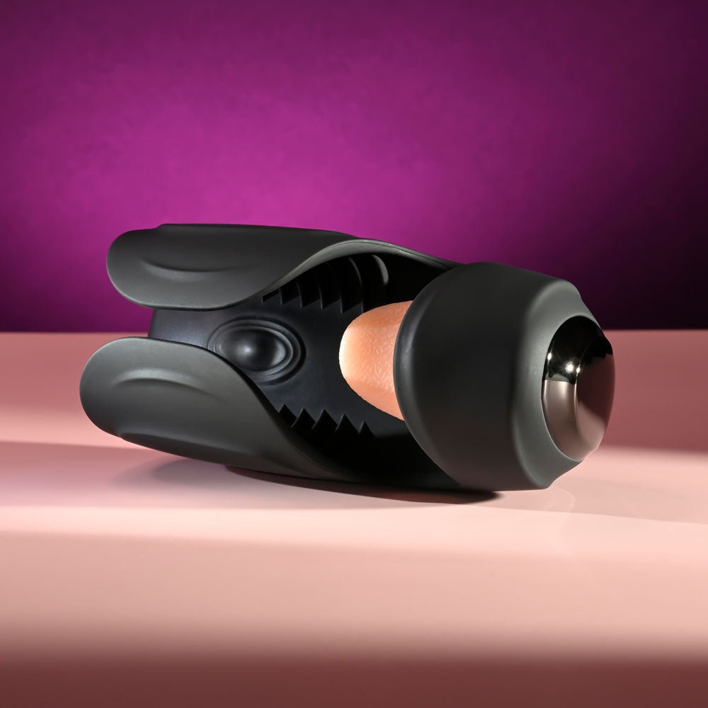 Buy Zero Tolerance LICK THE TIP - Black USB Rechargeable Vibrating & Flicking Masturbator at NZ’s Mega Adult Toys Store. Discover premium sex toys with discreet shipping at the best price in NZ