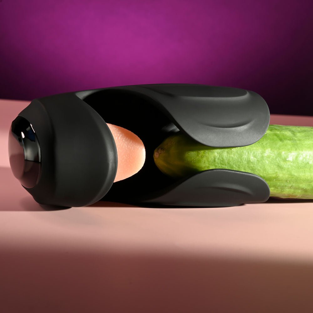 Buy Zero Tolerance LICK THE TIP - Black USB Rechargeable Vibrating & Flicking Masturbator at NZ’s Mega Adult Toys Store. Discover premium sex toys with discreet shipping at the best price in NZ