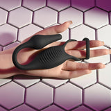 Buy Zero Tolerance PLUG & TUG - Black USB Rechargeable Vibrating Cock Ring with Anal Plug at NZ’s Mega Adult Toys Store. Discover premium sex toys with discreet shipping at the best price in NZ