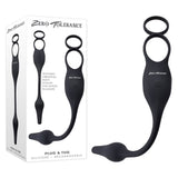 Buy Zero Tolerance PLUG & TUG - Black USB Rechargeable Vibrating Cock Ring with Anal Plug at NZ’s Mega Adult Toys Store. Discover premium sex toys with discreet shipping at the best price in NZ