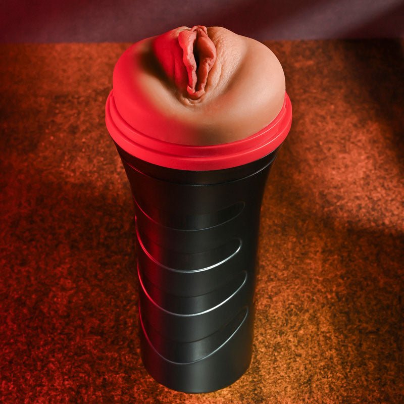 Buy Zero Tolerance POP ON THE GO Dark - Brown Vagina Masturbator at NZ’s Mega Adult Toys Store. Discover premium sex toys with discreet shipping at the best price in NZ