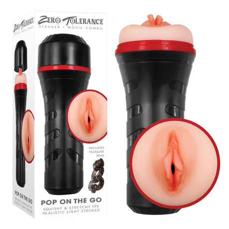 Buy Zero Tolerance POP ON THE GO Light - Flesh Vagina Masturbator at NZ’s Mega Adult Toys Store. Discover premium sex toys with discreet shipping at the best price in NZ