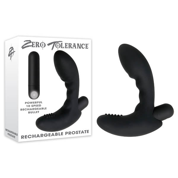 Buy Zero Tolerance Rechargeable Prostate - Black Prostate Massager with USB Rechargeable Bullet at NZ’s Mega Adult Toys Store. Discover premium sex toys with discreet shipping at the best price in NZ