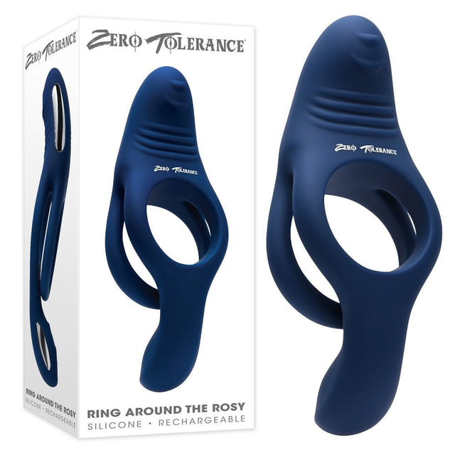 Buy Zero Tolerance RING AROUND THE ROSY - Navy Blue USB Rechargeable Cock Ring at NZ’s Mega Adult Toys Store. Discover premium sex toys with discreet shipping at the best price in NZ