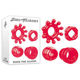 Buy Zero Tolerance Ring The Alarm - Red Cock Rings - Set of 4 at NZ’s Mega Adult Toys Store. Discover premium sex toys with discreet shipping at the best price in NZ