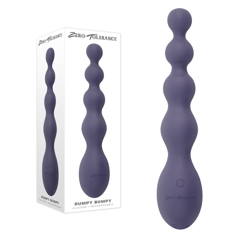 Buy Zero Tolerance RUMPY BUMPY - Purple 17.5 cm USB Rechargeable Vibrating Anal Beads at NZ’s Mega Adult Toys Store. Discover premium sex toys with discreet shipping at the best price in NZ