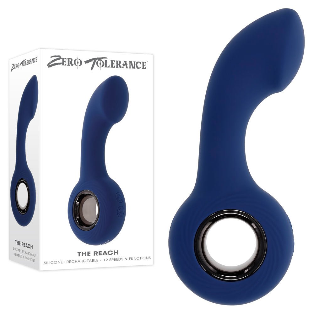 Buy Zero Tolerance THE REACH - Blue 13.8 cm USB Rechargeable Vibrating Anal Plug at NZ’s Mega Adult Toys Store. Discover premium sex toys with discreet shipping at the best price in NZ