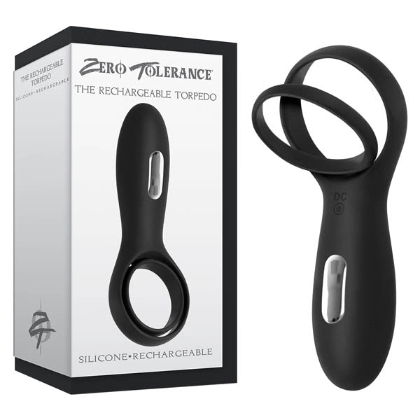 Buy Zero Tolerance The Rechargeable Torpedo - Black USB Rechargeable Vibrating Cock Ring at NZ’s Mega Adult Toys Store. Discover premium sex toys with discreet shipping at the best price in NZ